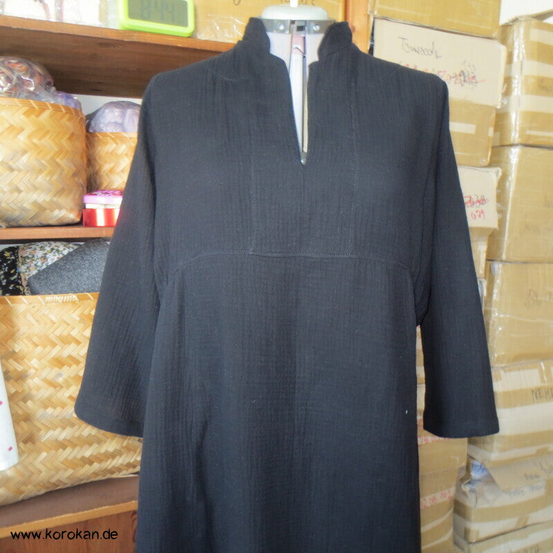 Baumwollmusselin Kleid, stretchig, XL