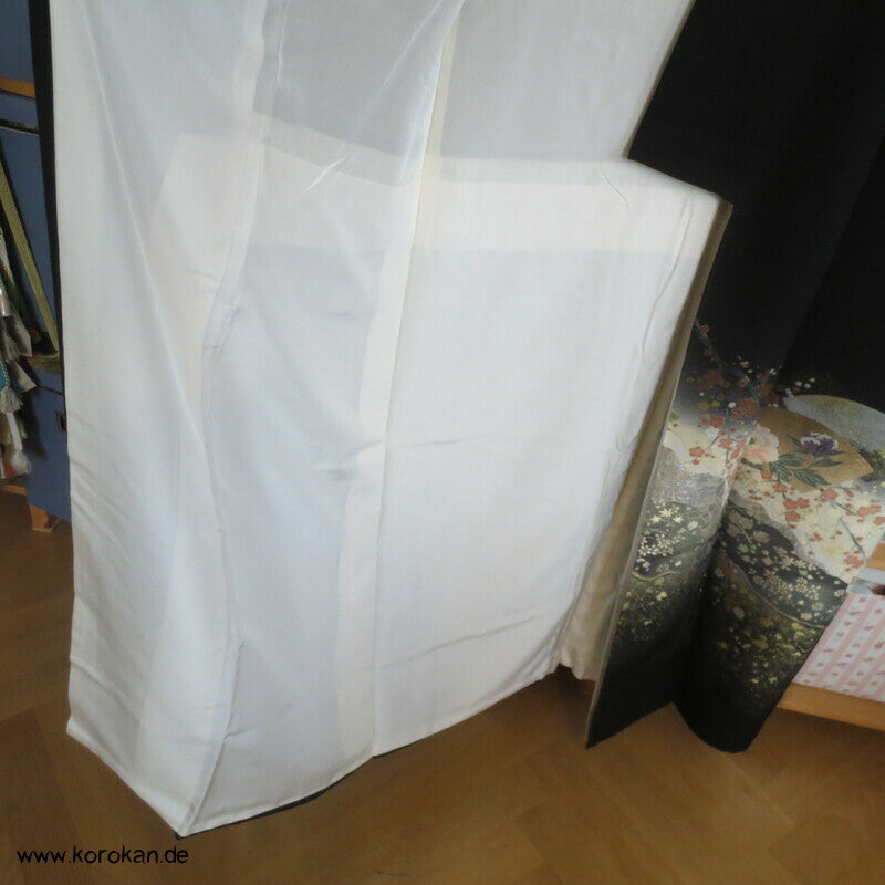 gewebte 4 Jahreszeiten Seidenbrokat Tomesode Kimono