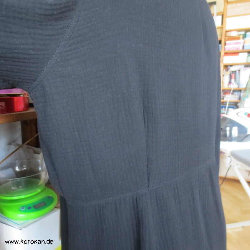 Baumwollmusselin Kleid, stretchig, XL